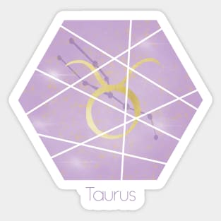 Taurus zodiac sign Sticker